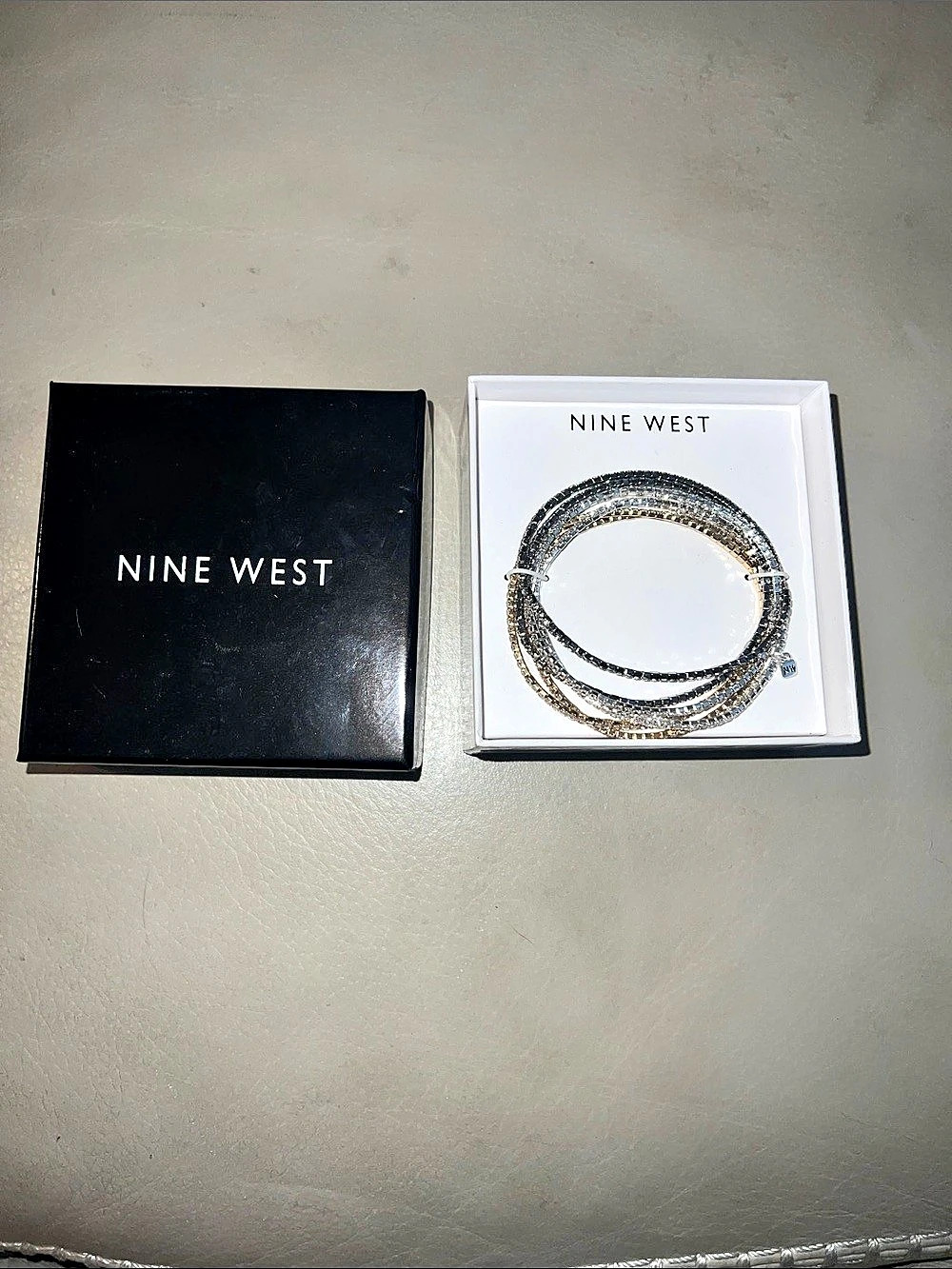 Nine West Bracelet Set in Silver & Gold